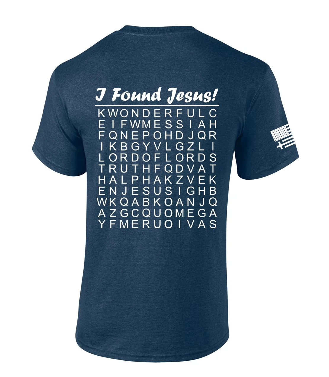 Mens Christian Shirt I Found Jesus Funny Crossword Puzzle Back Design Short Sleeve T shirt Graphic Tee Heather Navy xl Walmart Mens Christian Shirt I Found Jesus Funny Crossword Puzzle Back Design Short Sleeve T shirt Graphic Tee Heather Navy xl Walmart