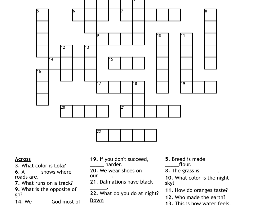 Mental Health Crossword Puzzle WordMint