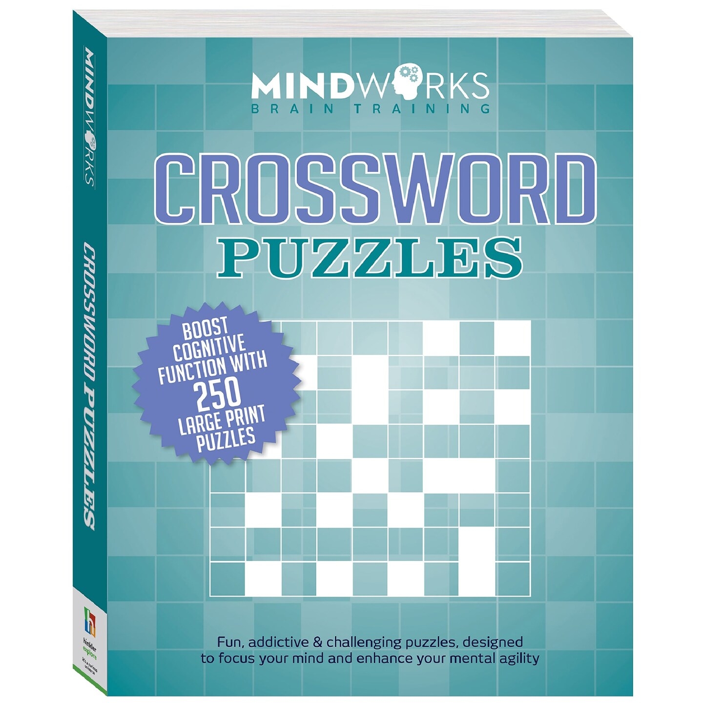 Mindworks Crossword Puzzle Book Puzzles Ranging Easy To Difficult 250 Pages Michaels