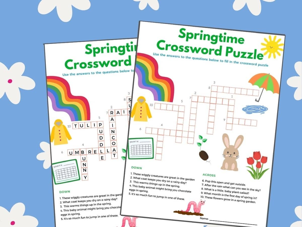 Play Spring Word Games For Kids