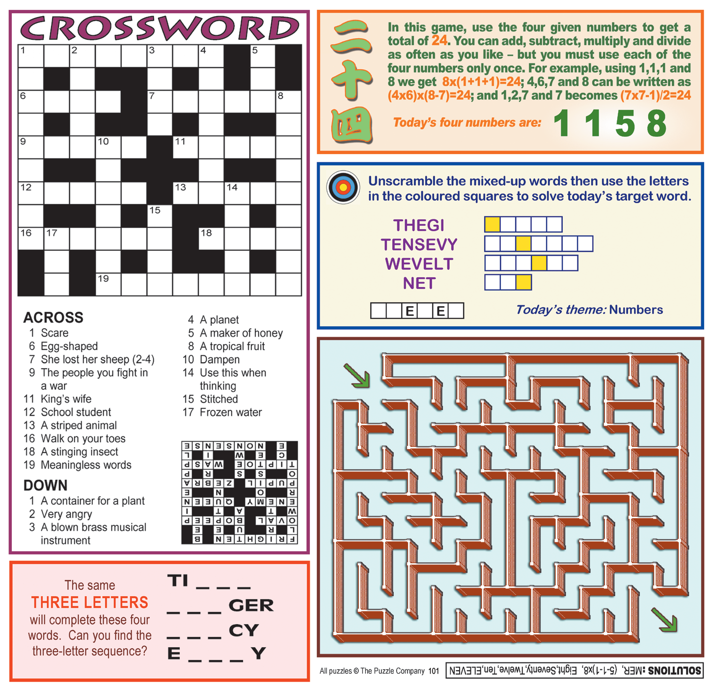 PP Puzzle Pages Knight Features Content Worth Sharing
