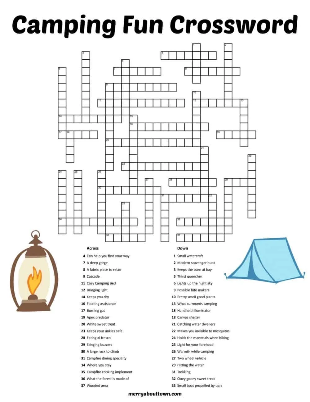 Entertainment Crossword Puzzles Printable