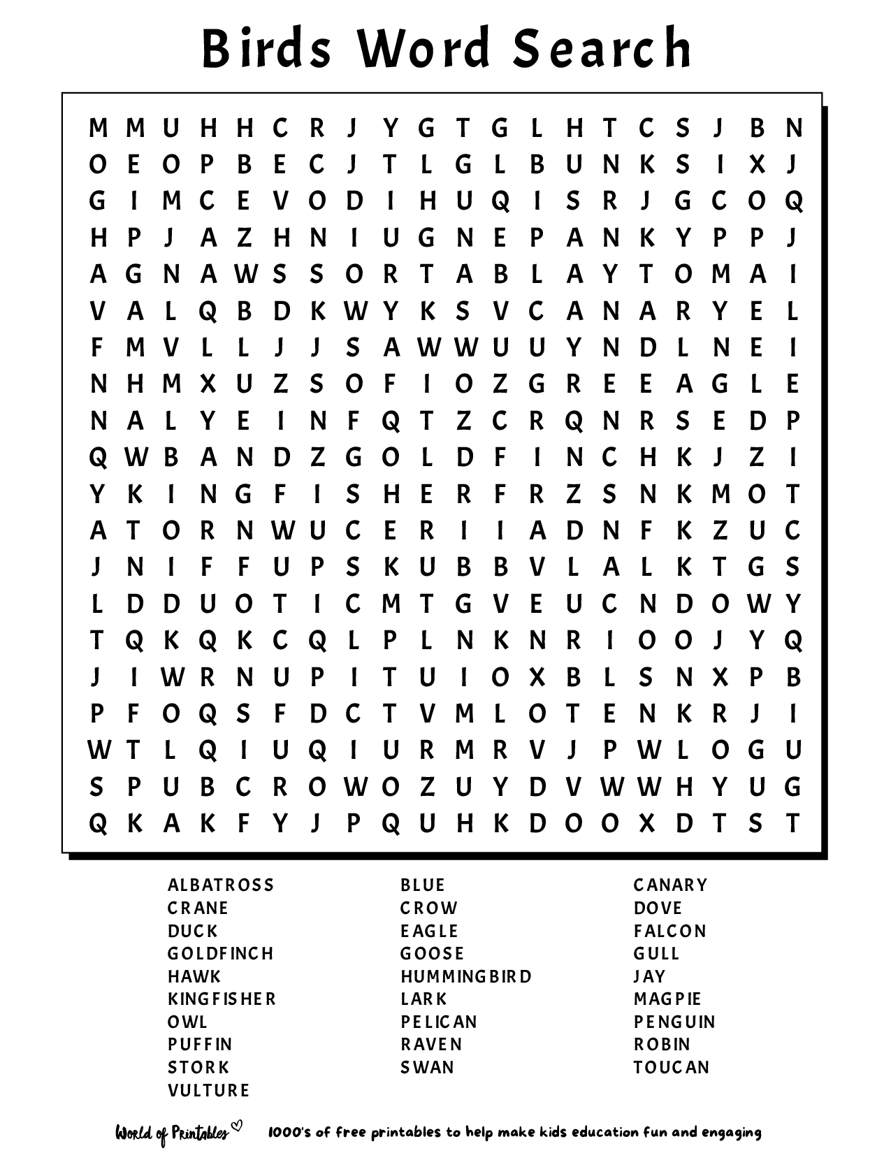 Printable Word Search World Of Printables Printable Word Search World Of Printables