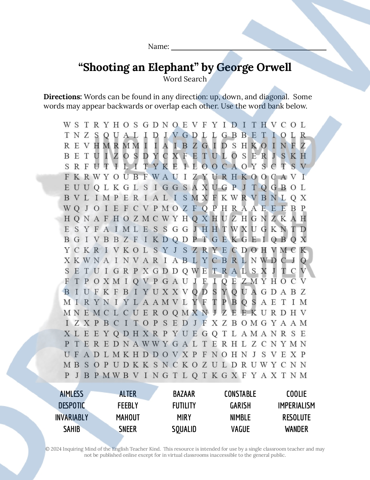 High School English Crossword Puzzles Printable High School English Crossword Puzzles Printable