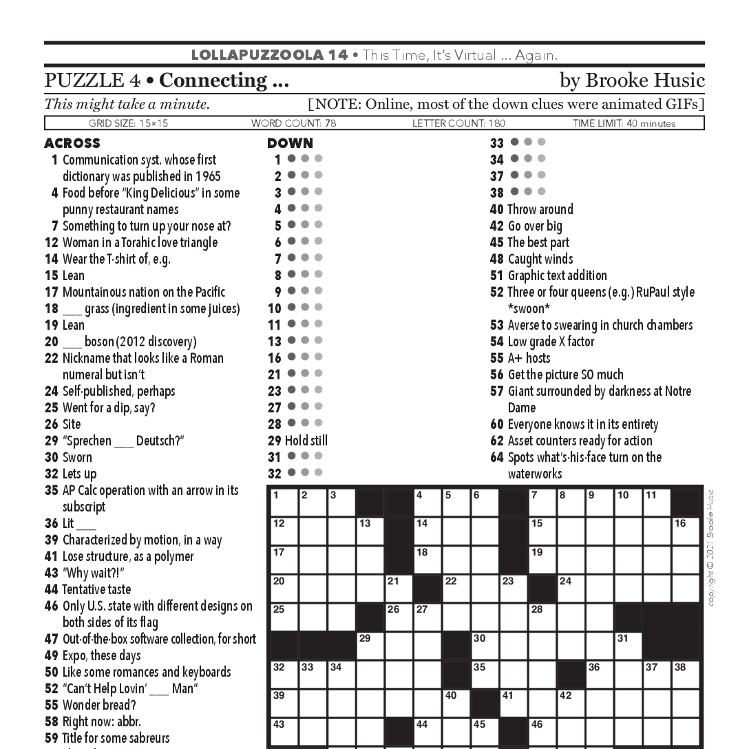 Free Easy Printable Crosswords