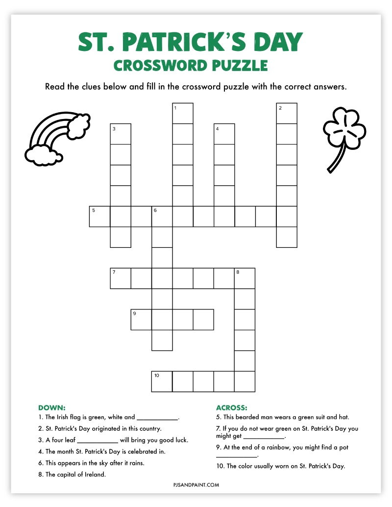 Frr Printable Crossword Puzzles
