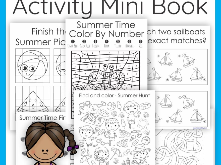 Summer Activity Book Printables Mazes And Puzzles Your Therapy Source