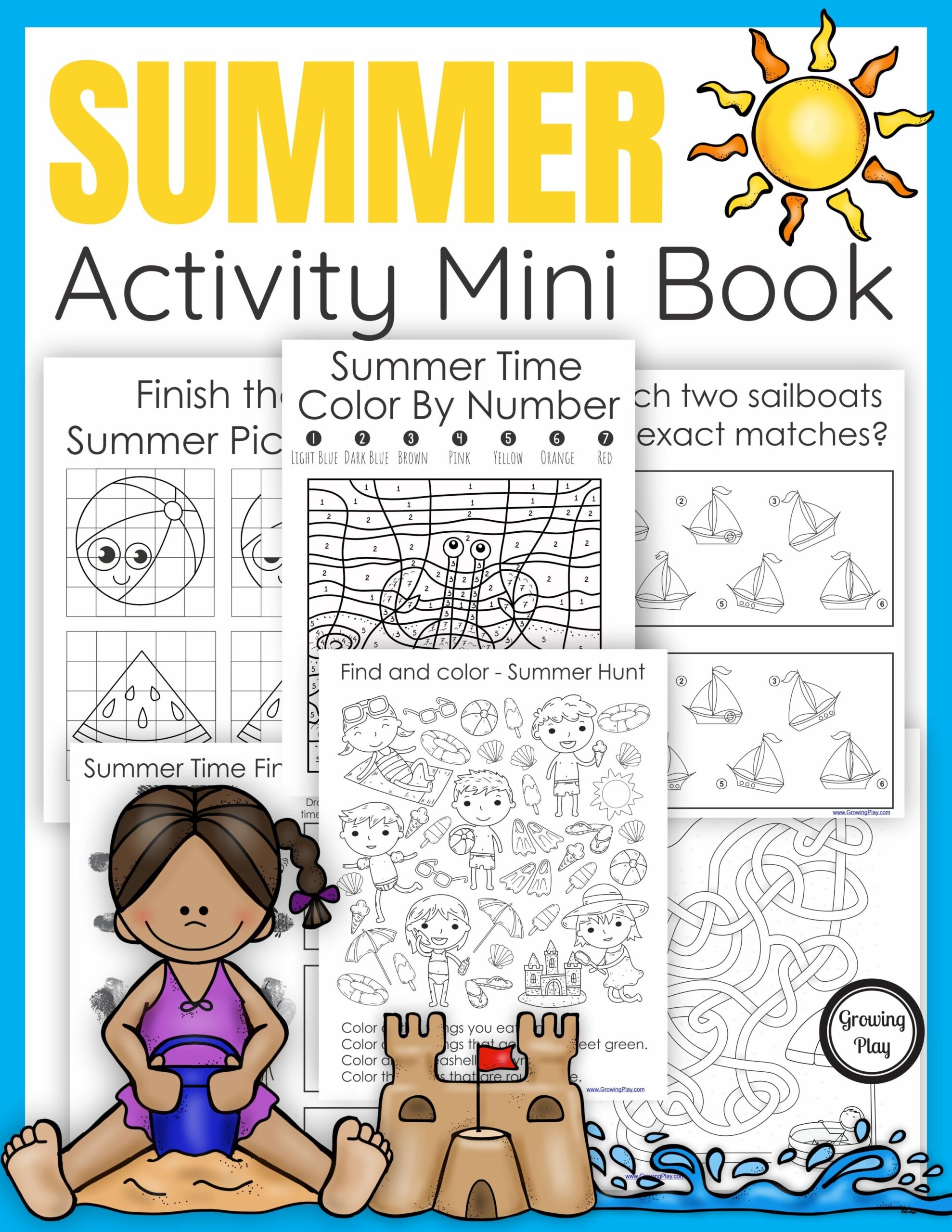 Summer Activity Book Printables Mazes And Puzzles Your Therapy Source Summer Activity Book Printables Mazes And Puzzles Your Therapy Source