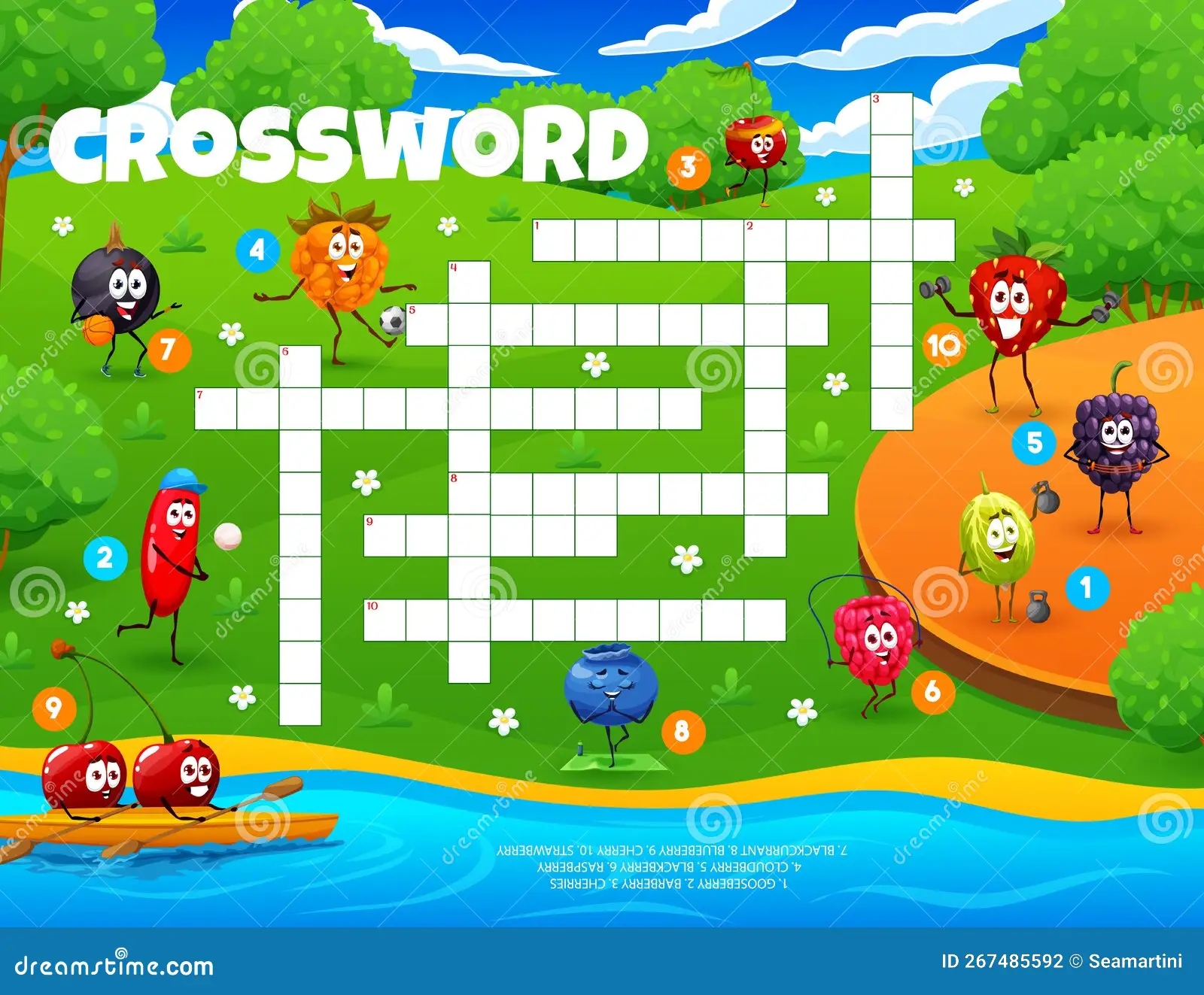 Fun Summer Crossword Printables Fun Summer Crossword Printables