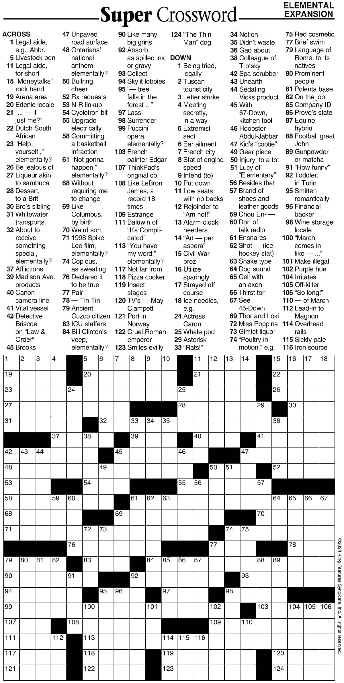 French Cities Crossword Printable