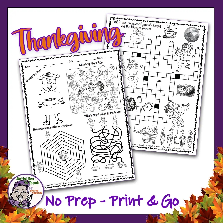 Free Thanksgiving Crossword Puzzle Printable Free Thanksgiving Crossword Puzzle Printable