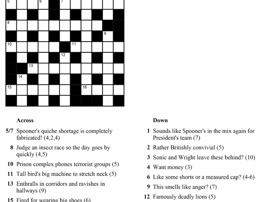 The Clues In This Puzzle Are All Riddles Or Dad Jokes