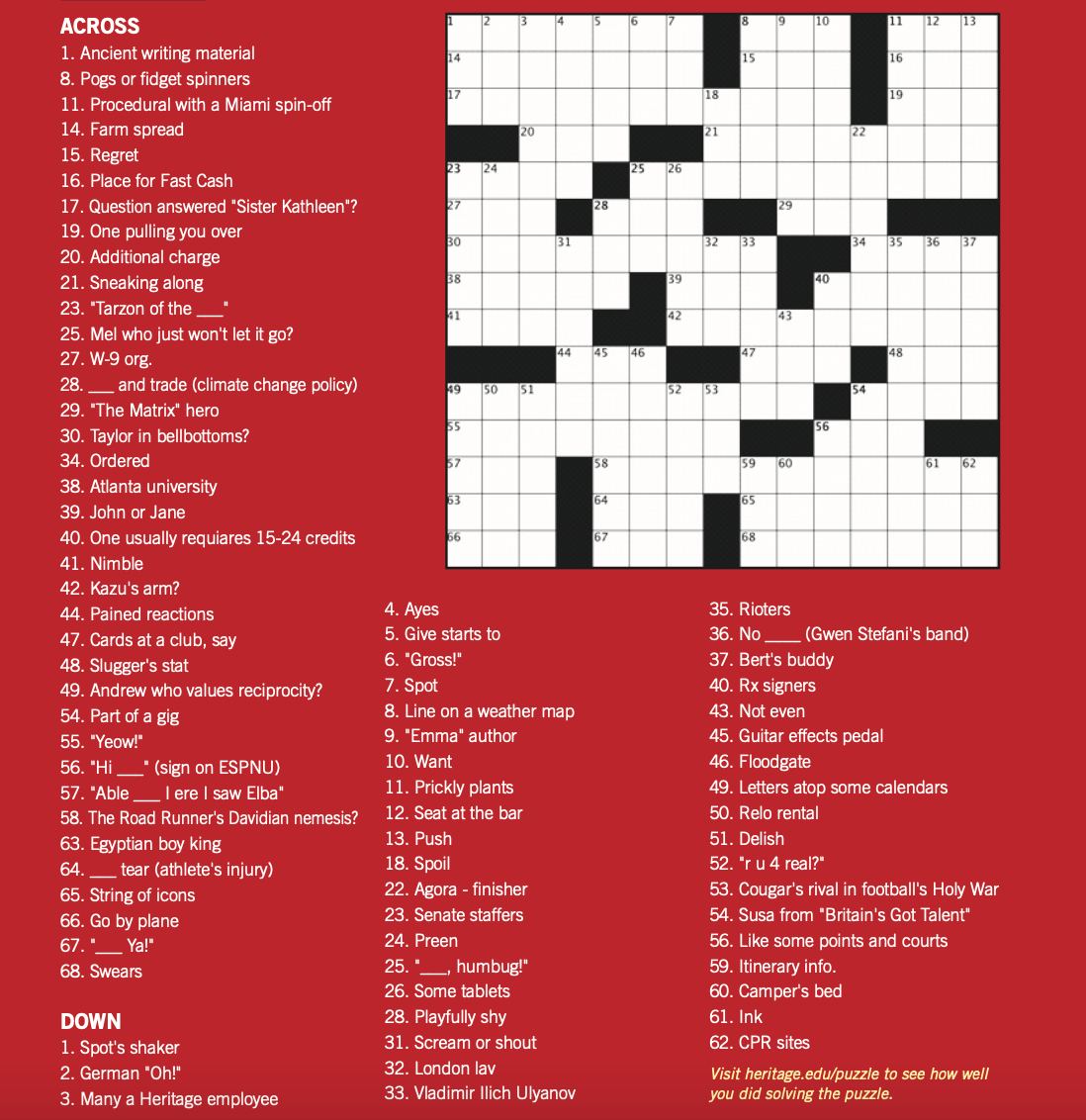 Three Letter Word For Success Heritage University