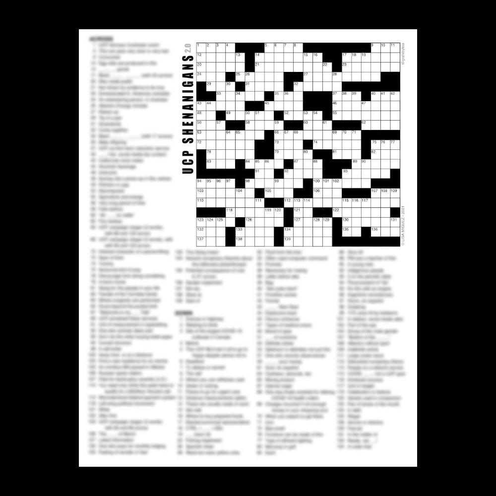 UCP Shenanigans 2 0 FREE Printable Crossword Puzzle Grafxbylisa UCP Shenanigans 2 0 FREE Printable Crossword Puzzle Grafxbylisa