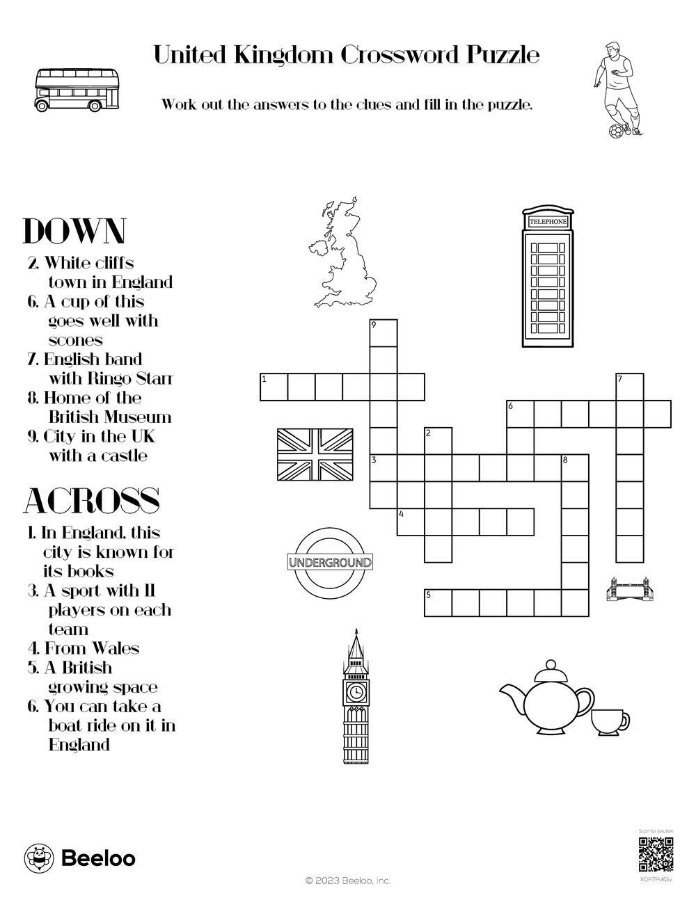 Crosswords Printable English