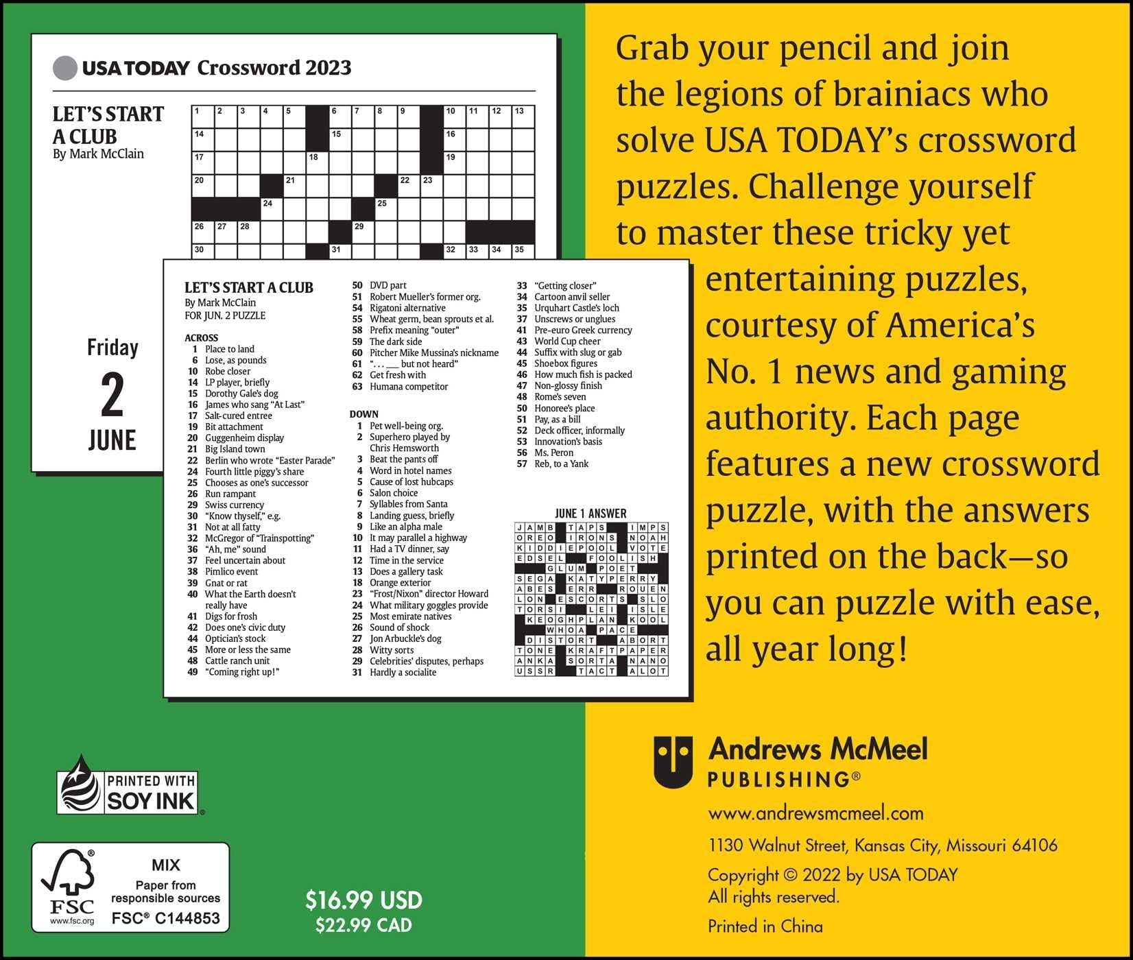 Free Printable Usa Today Crossword Puzzles