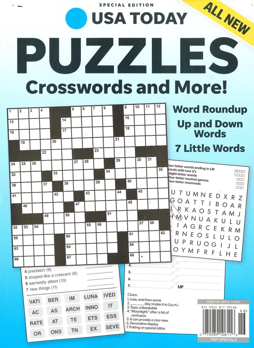 Free Printable Newspaper Crosswords