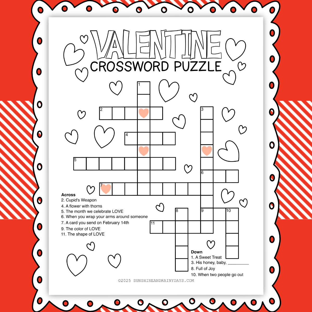 Intermediate Adult Printable Crossword Puzzles