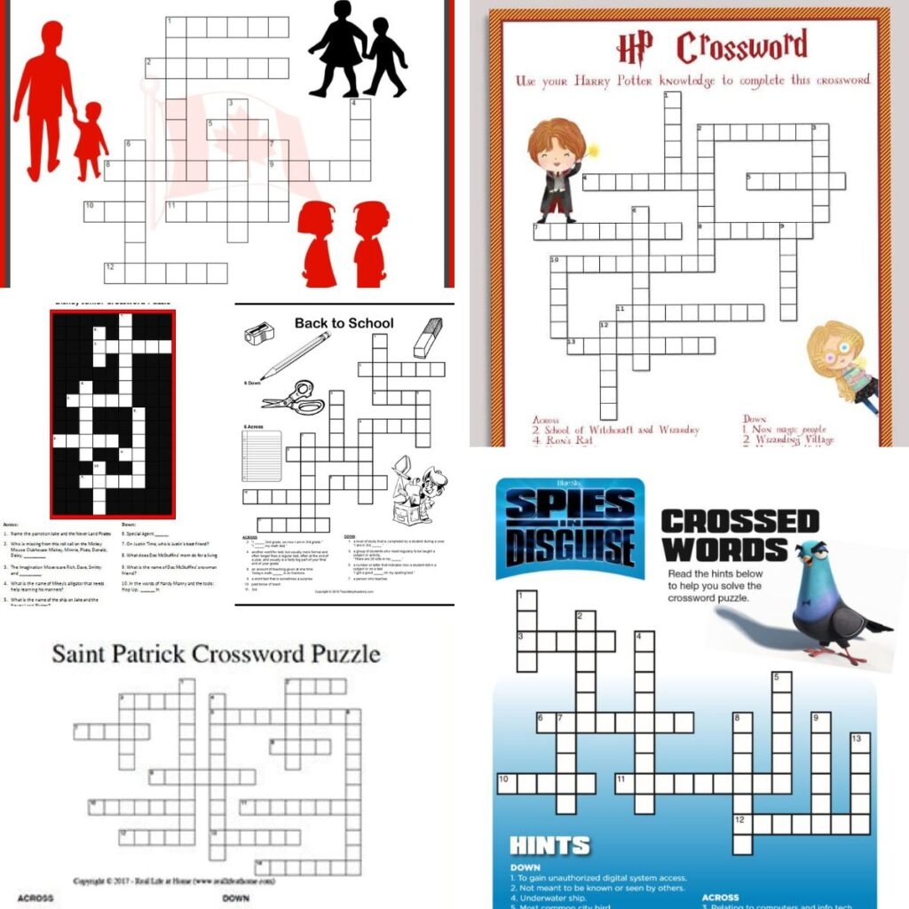17 Fun Free Printable Crossword Puzzles Find A Free Printable 17 Fun Free Printable Crossword Puzzles Find A Free Printable