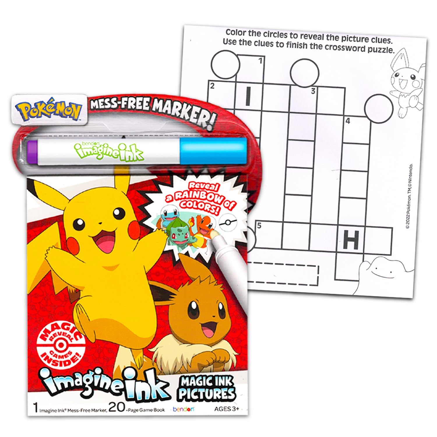 Amazon Pokemon Party Favors Boys Girls Bundle 8 Imagine Ink Coloring Books 8 Pokemon Cards Toys Games