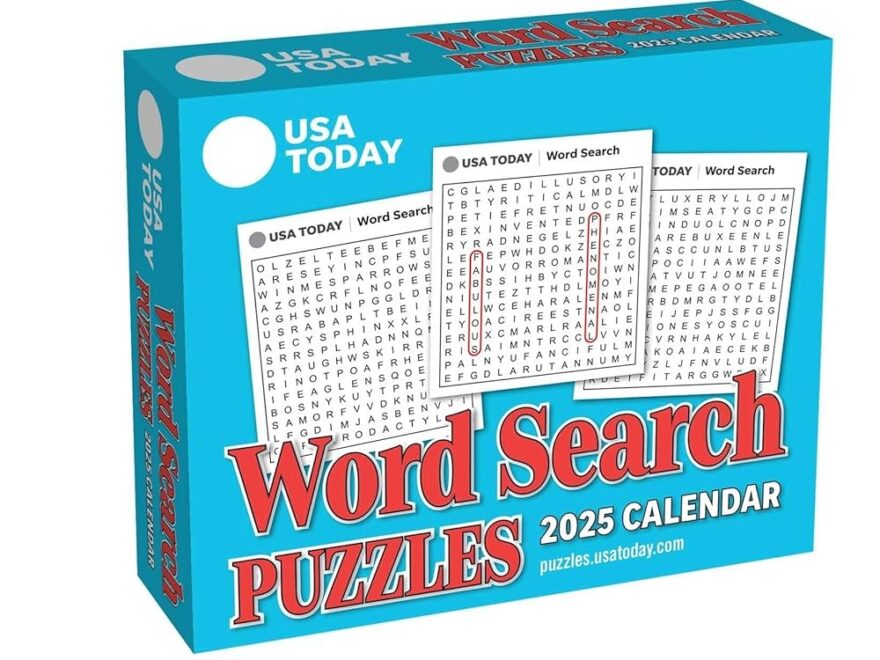 Amazon USA TODAY Word Search 2025 Day to Day Calendar 9781524893071 USA TODAY Books