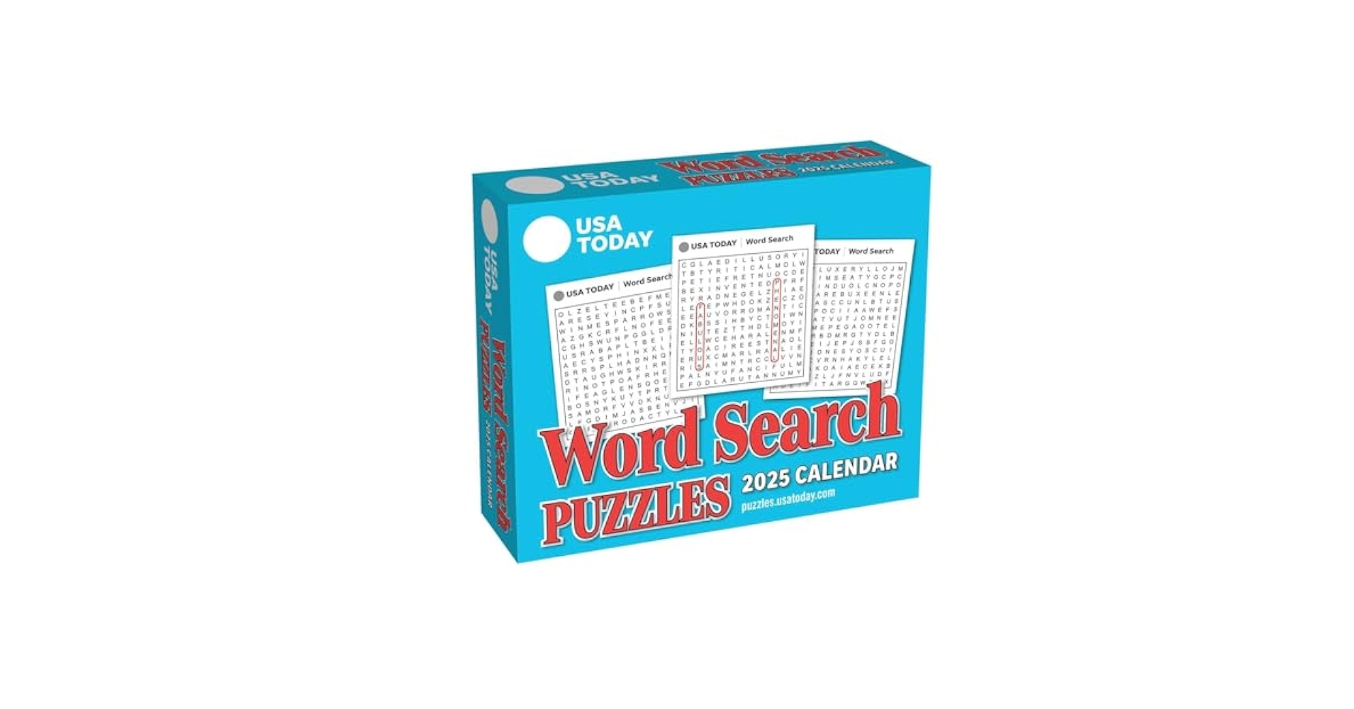 Amazon USA TODAY Word Search 2025 Day to Day Calendar 9781524893071 USA TODAY Books
