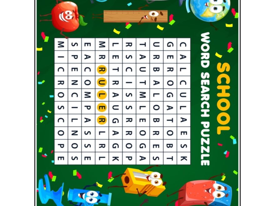 Back To School Game Crossword Word Search Maze Sudoku Activities Printable Made By Teachers