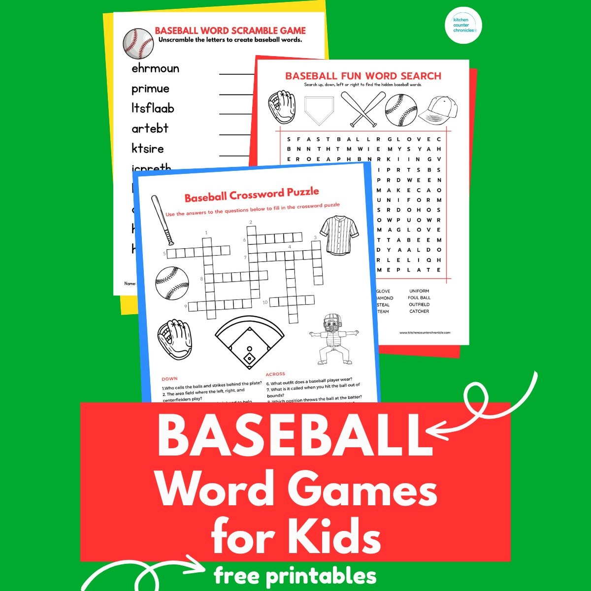 Baseball Word Games For Kids Baseball Word Games For Kids