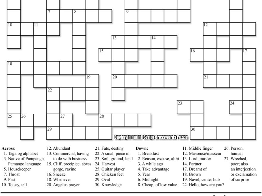 Baybayin Fonts And Typography Baybayin Puzzles