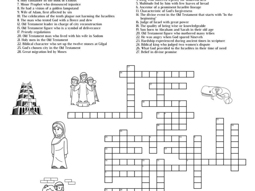 Bible Crossword Puzzle Beeloo Printable Crafts And Activities For Kids