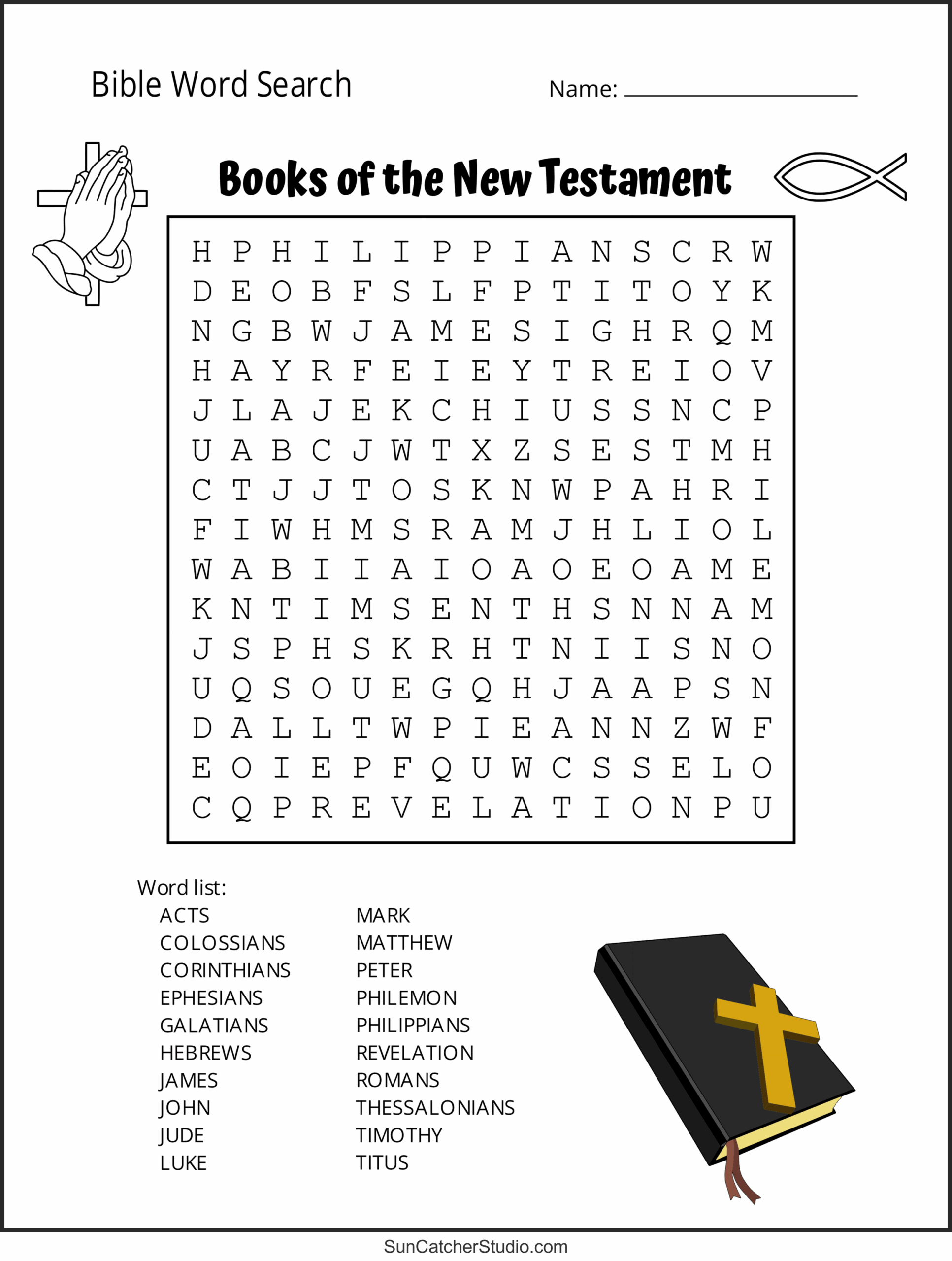 Bible Word Search Free Printable Christian Puzzles Free Printables Monograms Design Tools Patterns DIY Projects