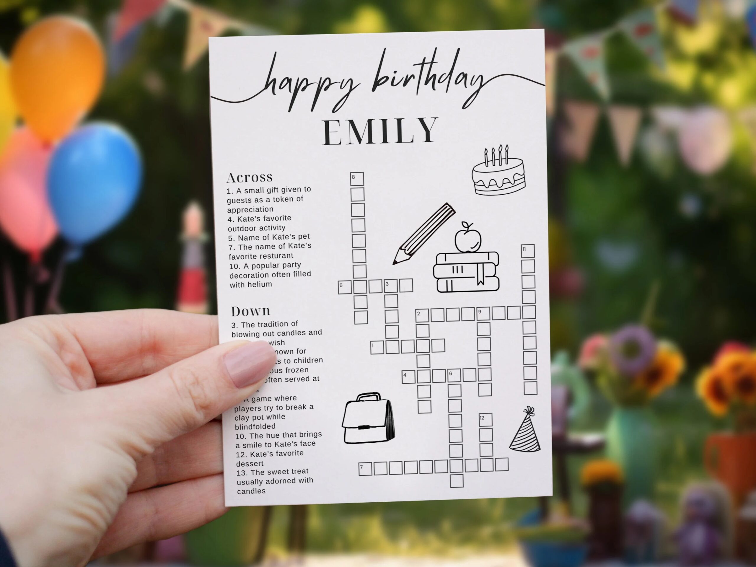 Small Printable Crossword Puzzle