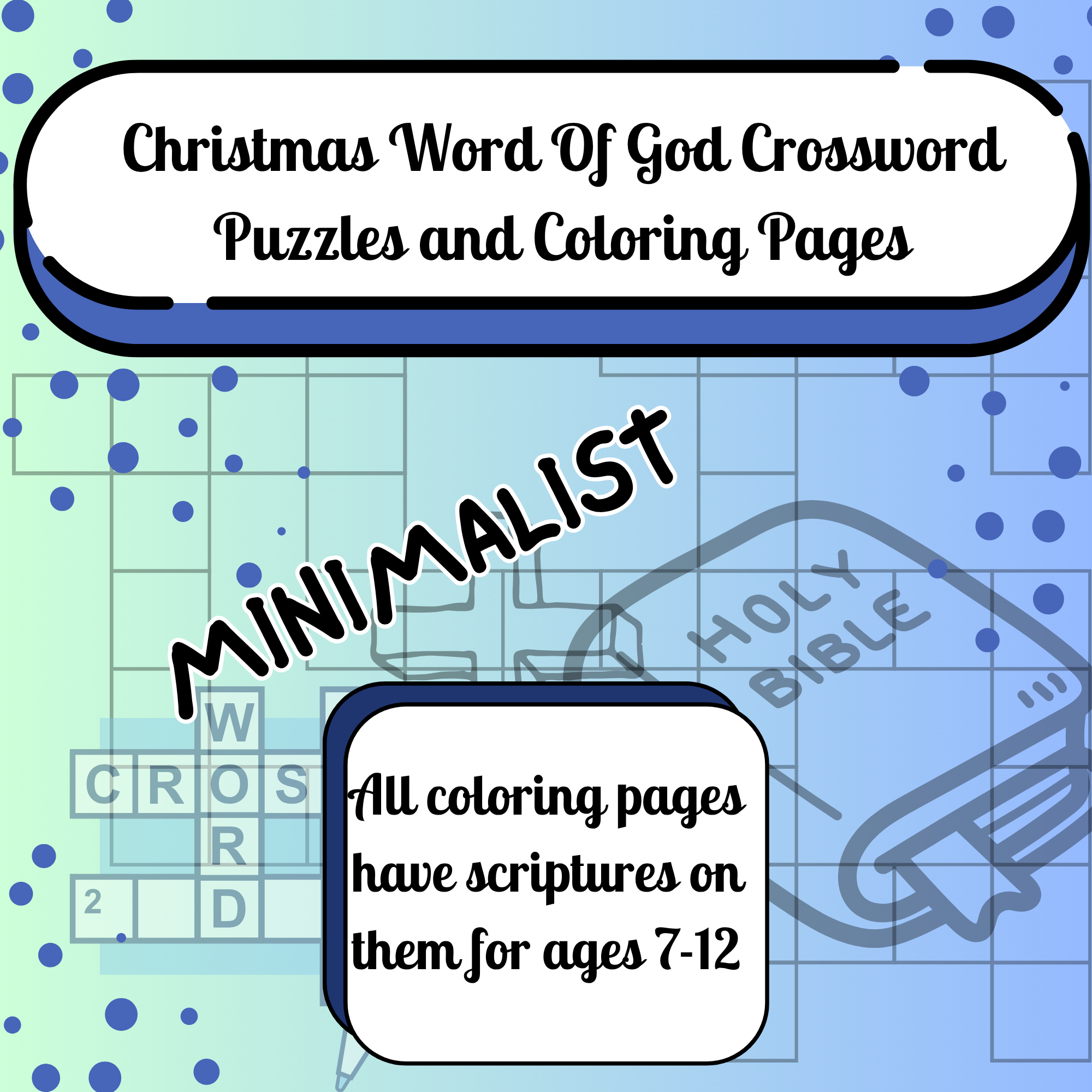 Printable Christian Crossword With Bible References