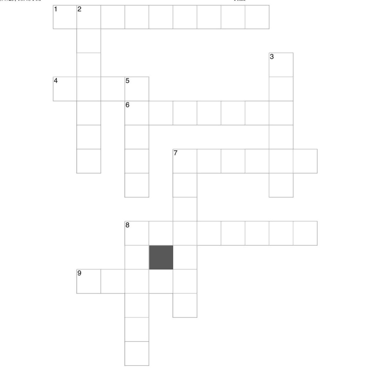Printable Percy Jackson Crossword Puzzles