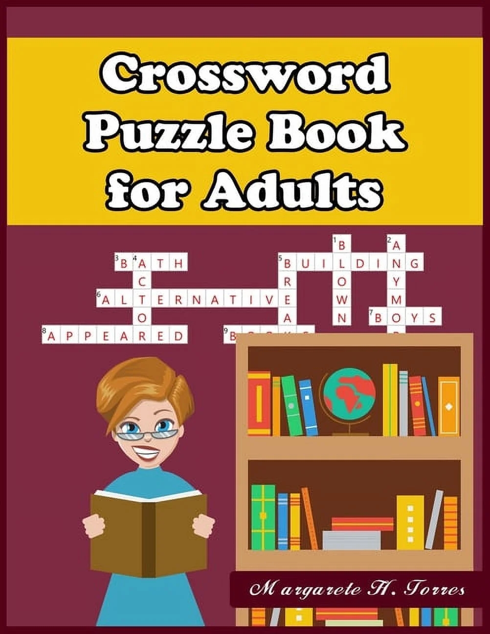 Crossword Puzzle Books For Adults Large Print Crossword Game For Puzzle Lovers Easy to Read Large Print Crossword Puzzle Books For Adults Paperback Walmart