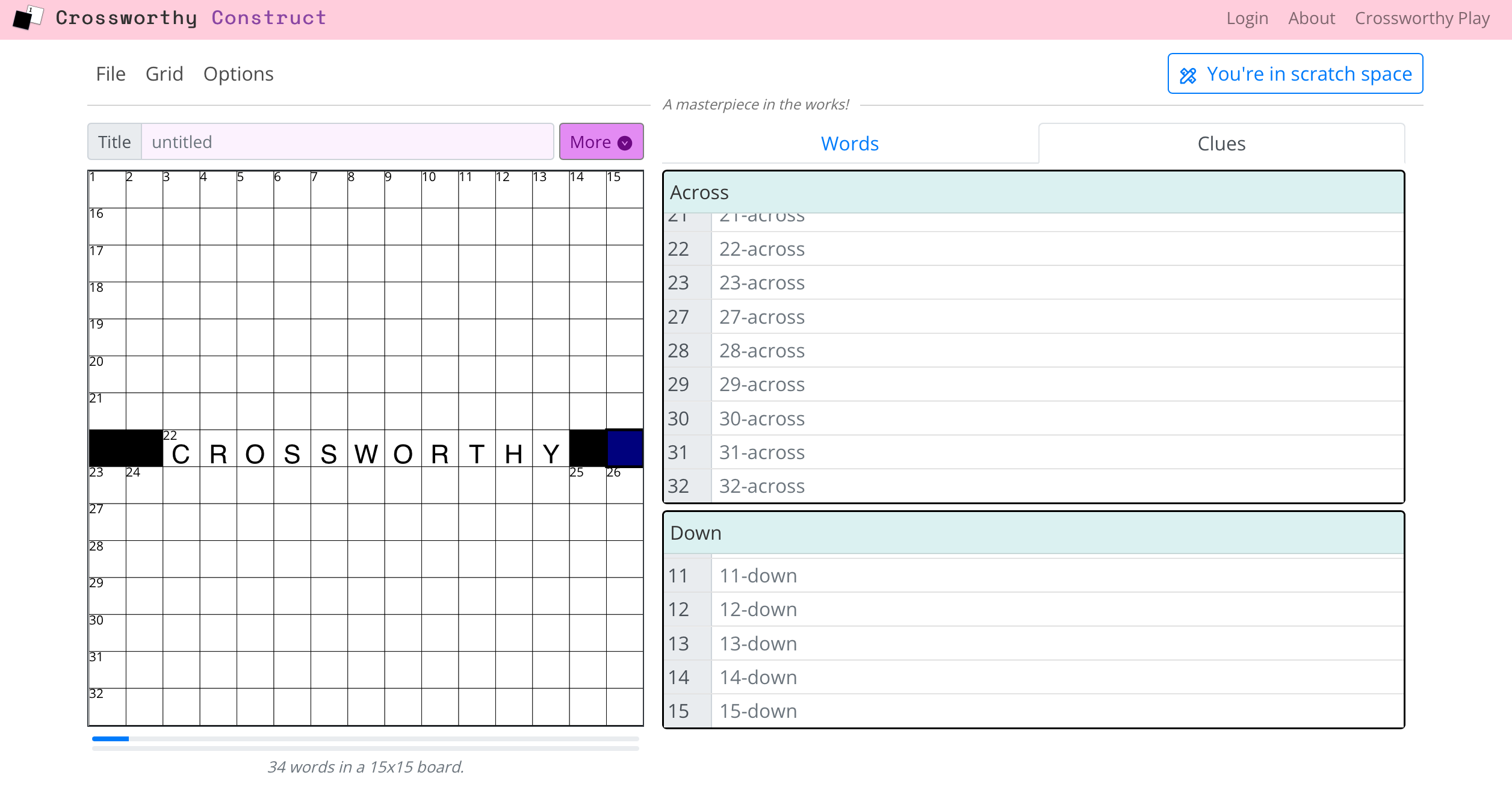 Crosswords Crosswords