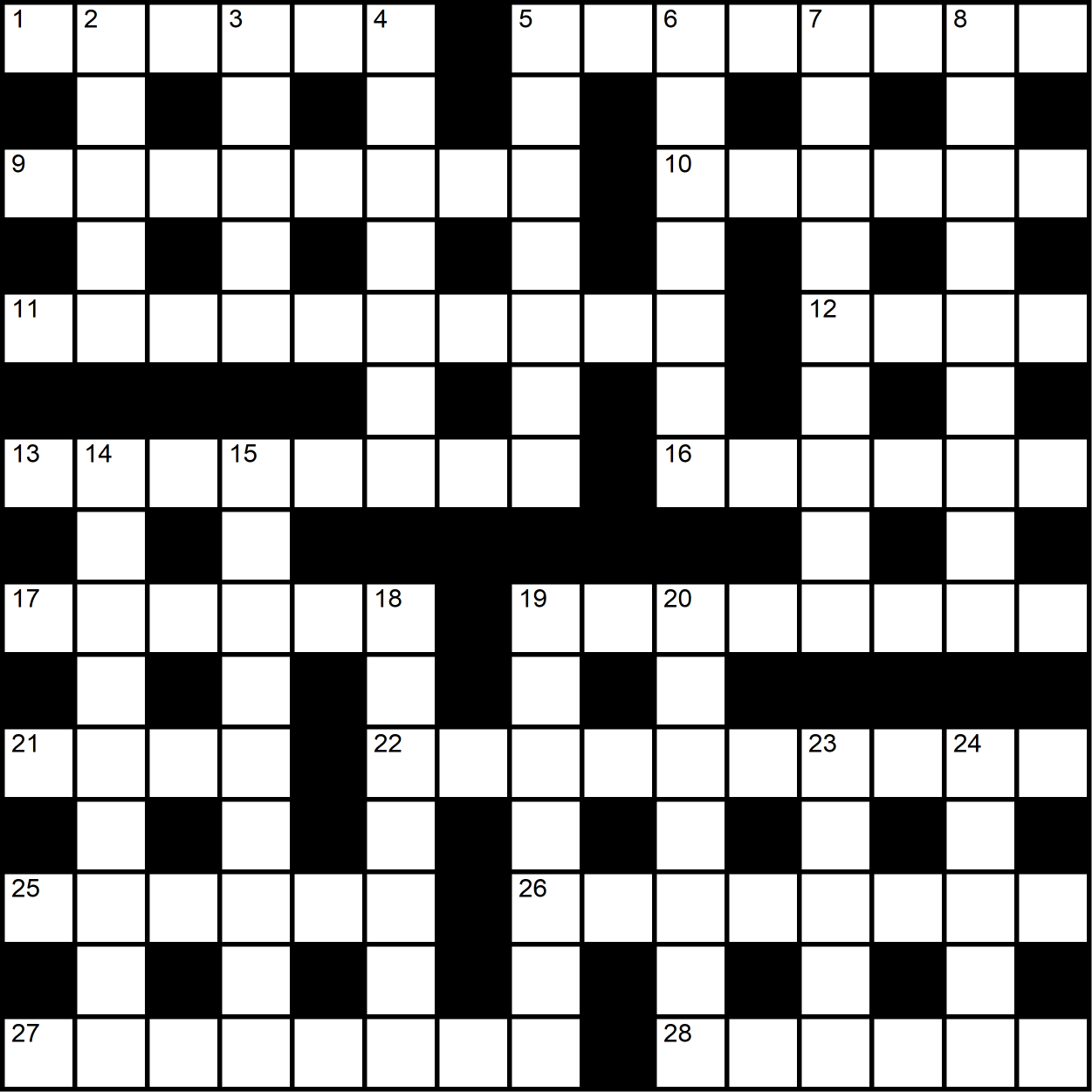 Printable Crossword 15x15 Printable Crossword 15x15