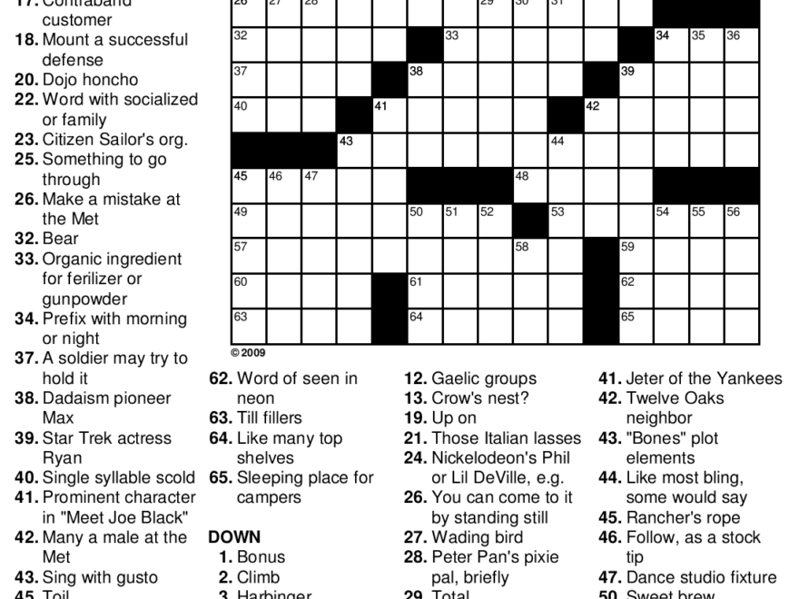 Free Printable Crossword 132 Talking Smack Beekeeper Crosswords