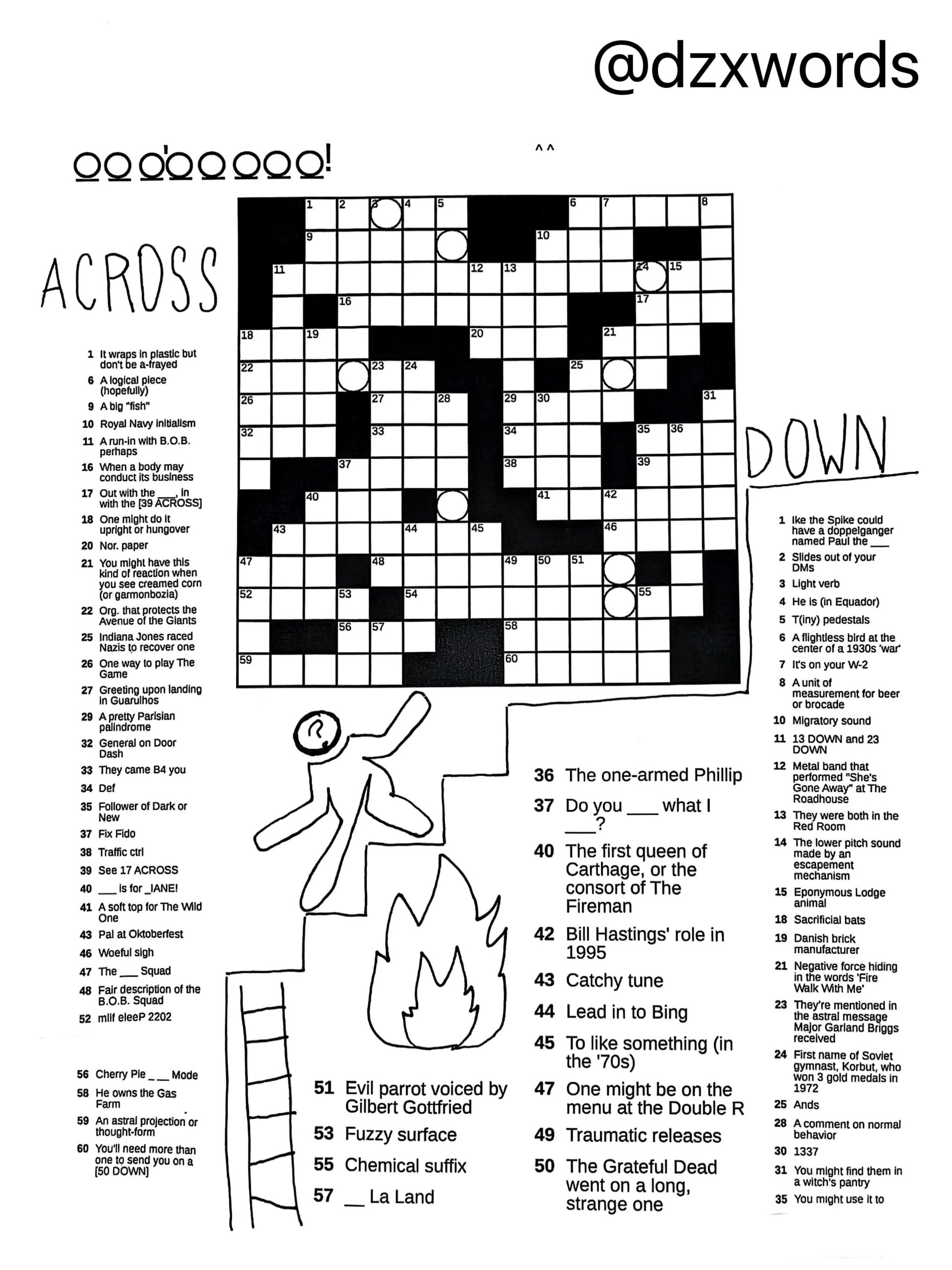 Tv Theme Crossword Puzzles Printable