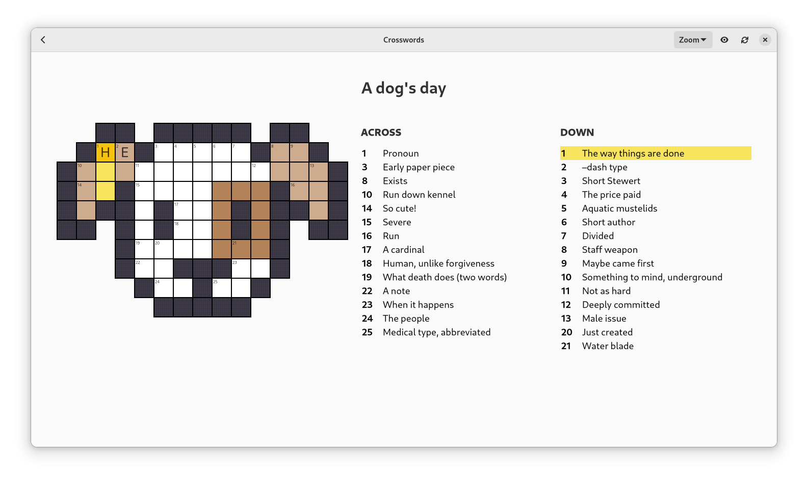 Universal Printable Crossword Puzzles