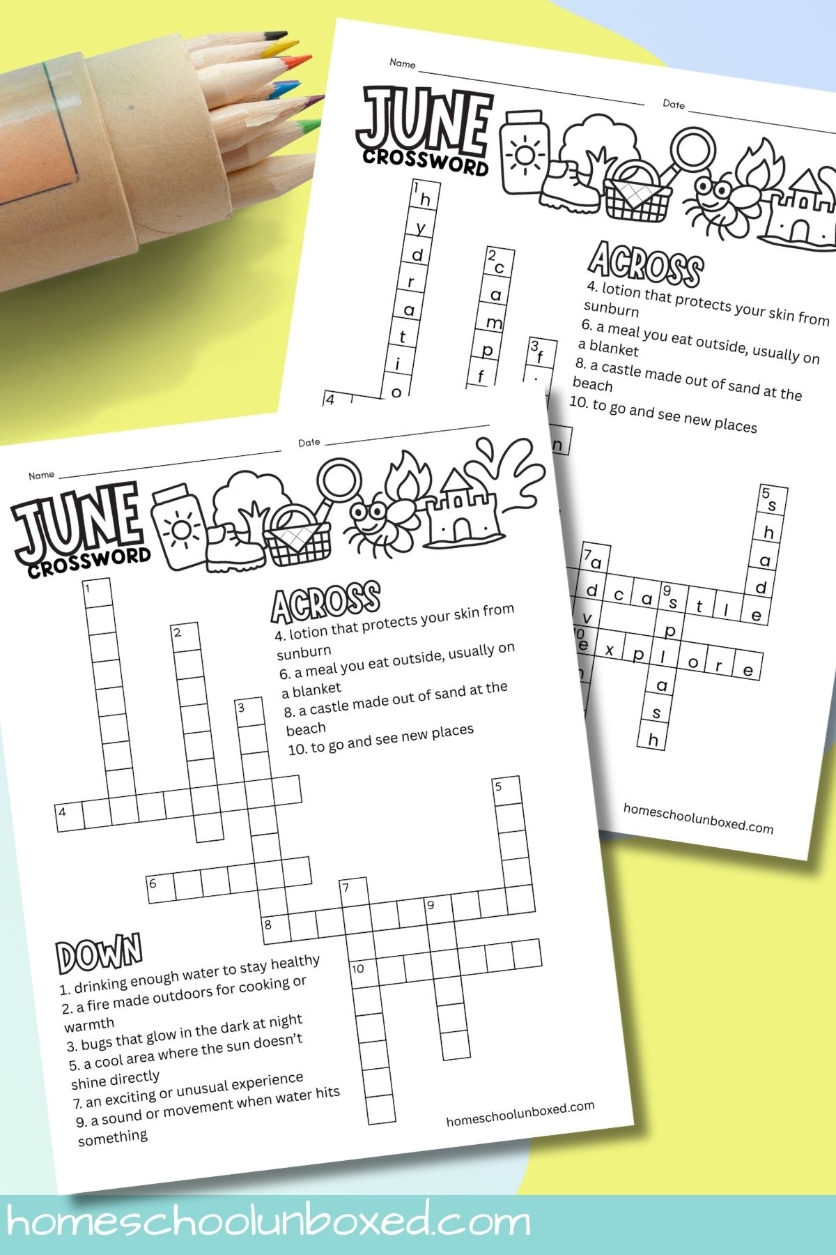 Printable Crossword Puzzle For Esl Students