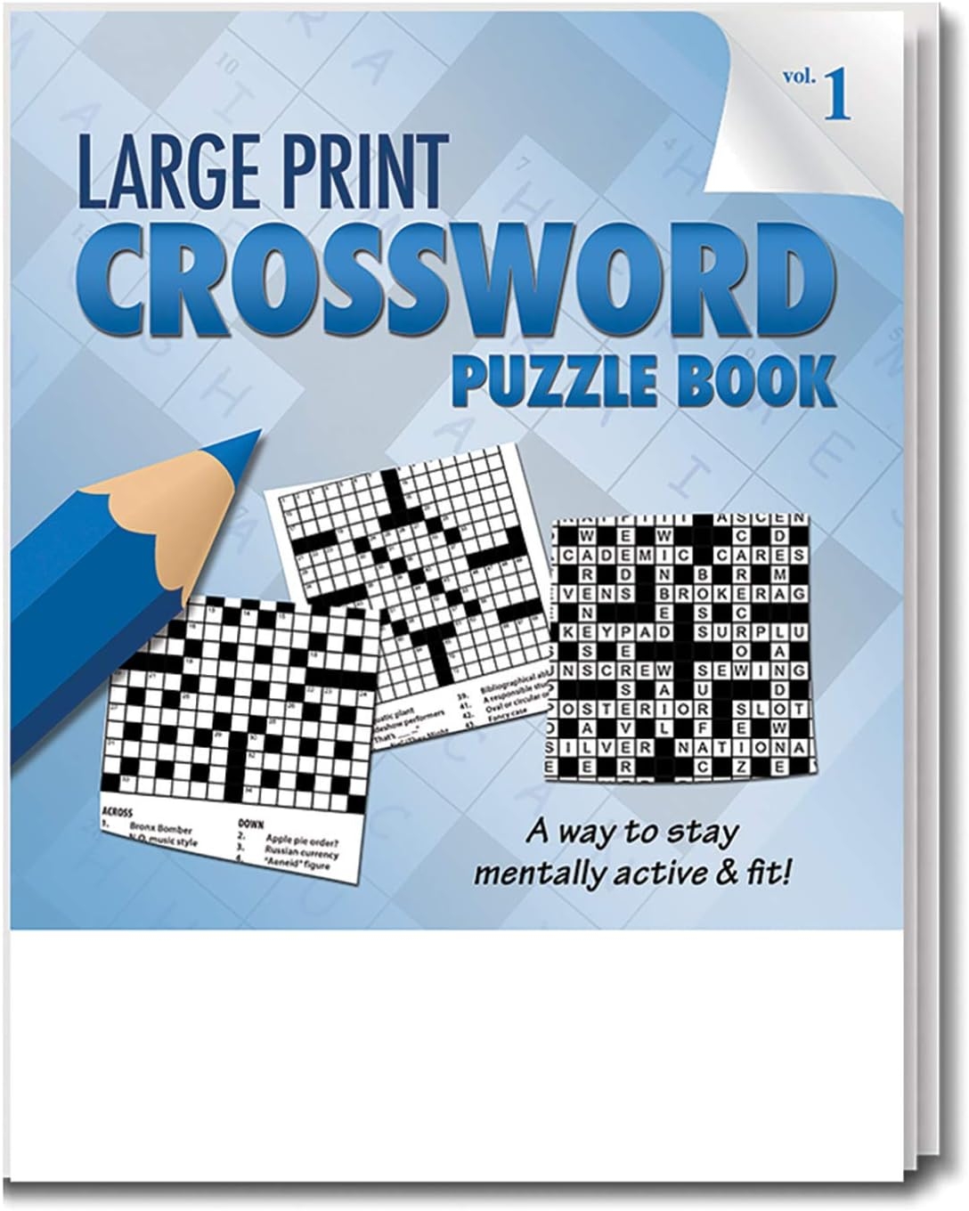 Large Print Crossword Puzzle Books For Seniors Liberia Ubuy