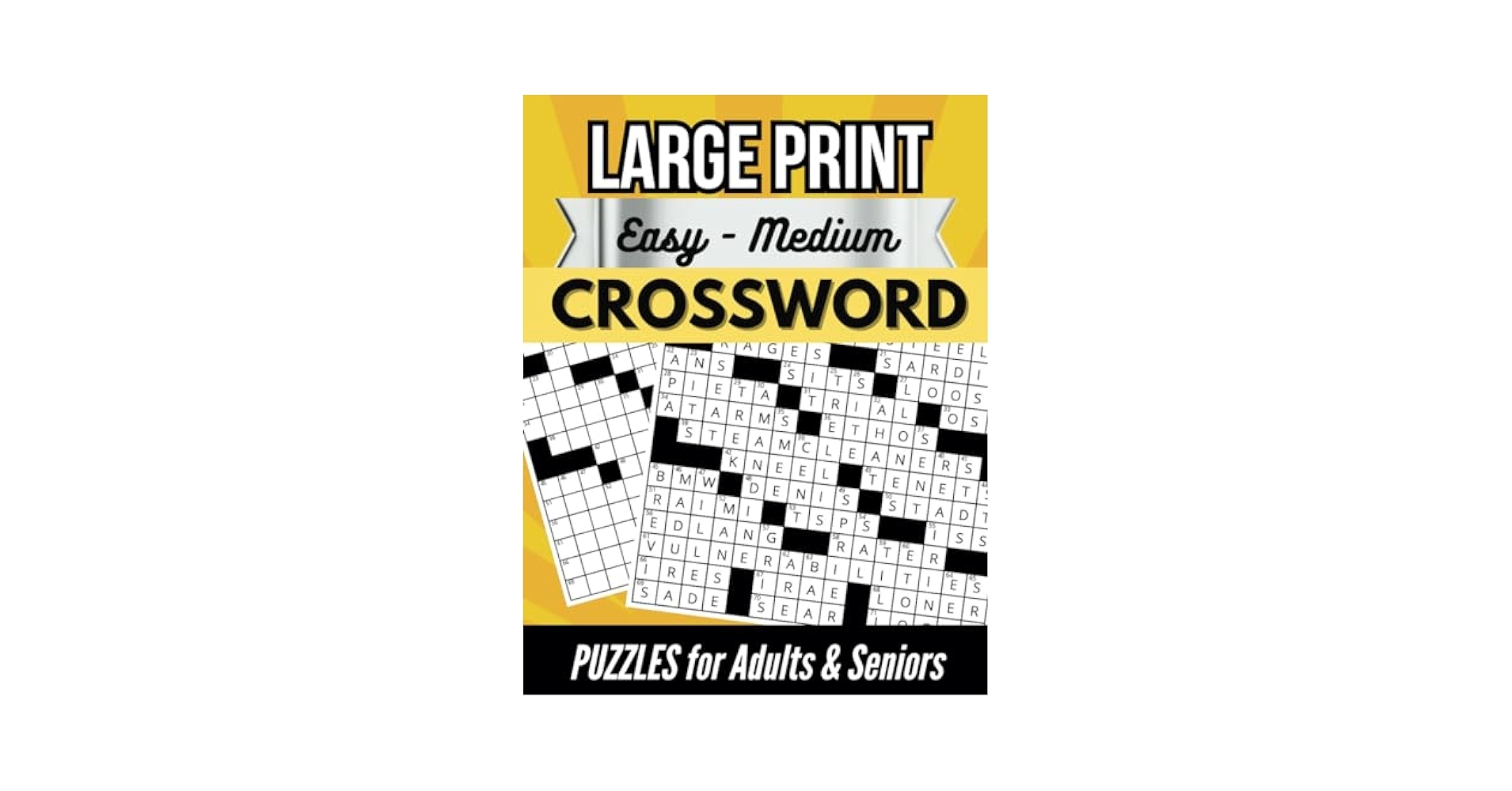 Large Print Easy To Medium Crossword Puzzles For Adults And Seniors Gallagher Chip 9798867483821 Amazon Books