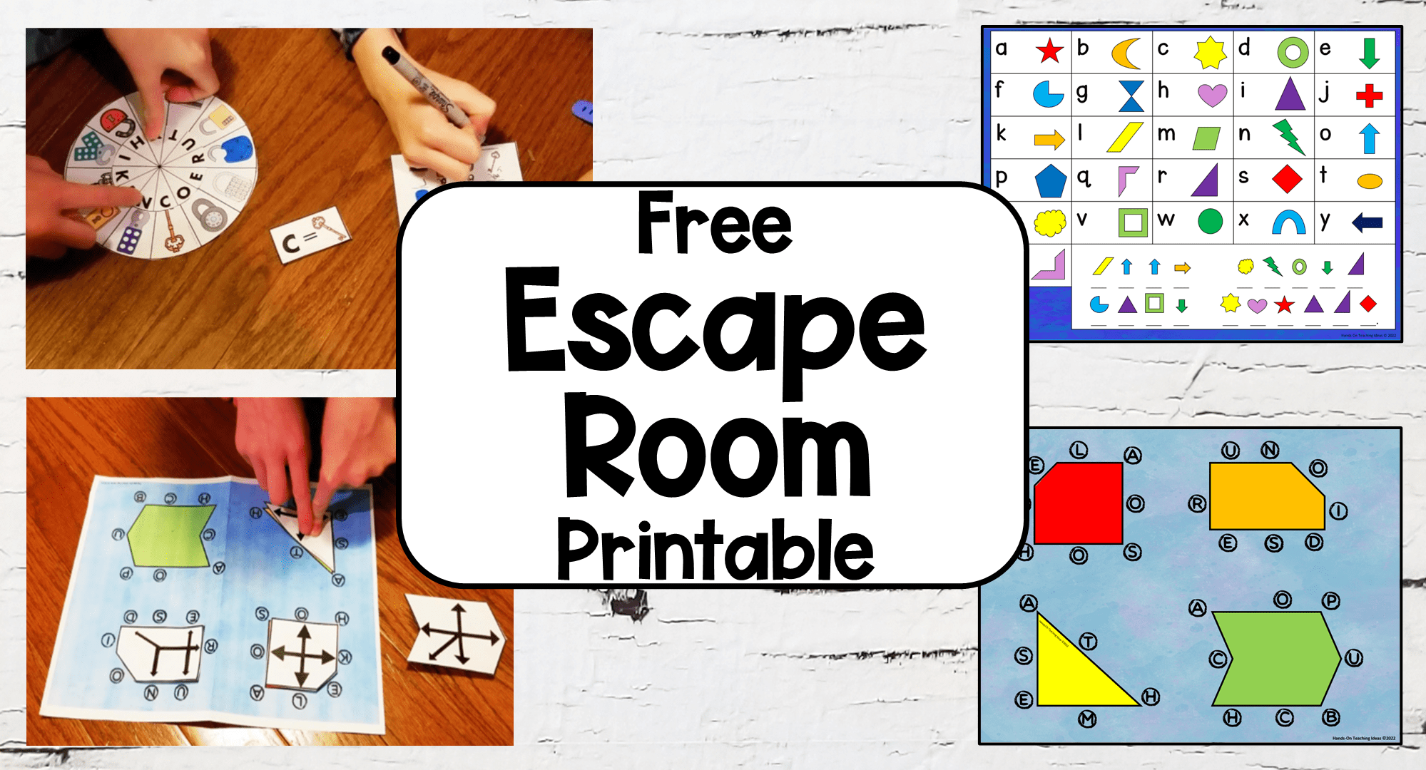 Printable Escape Hot Sale Room Puzzles