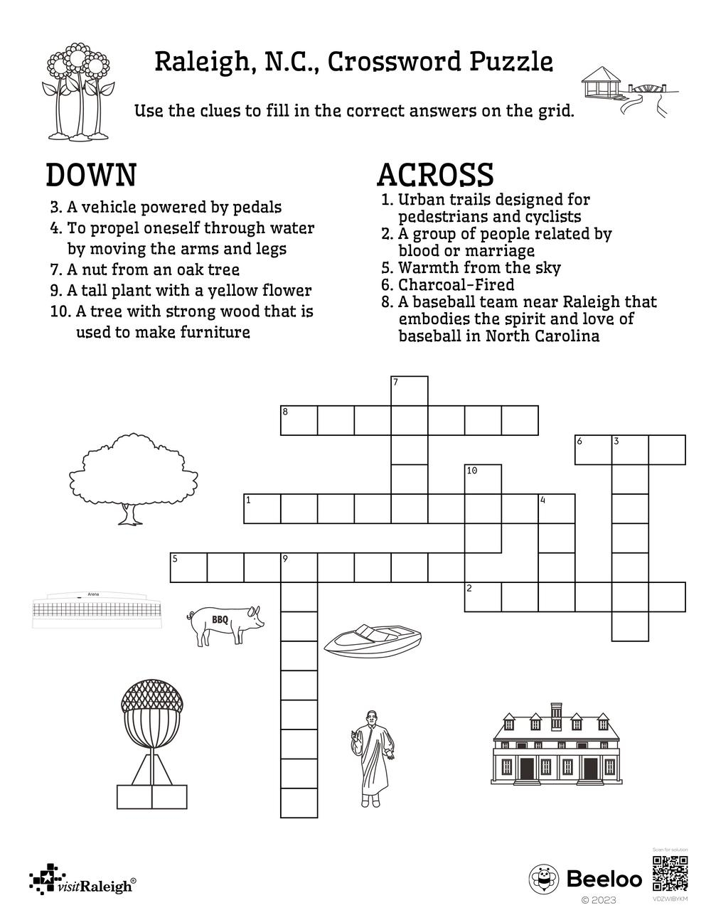 Raleigh N C Crossword Puzzle Beeloo Printable Crafts And Activities For Kids Raleigh N C Crossword Puzzle Beeloo Printable Crafts And Activities For Kids