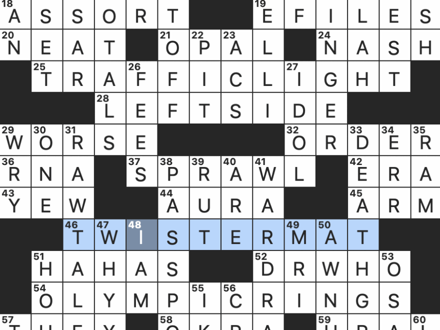 Rex Parker Does The NYT Crossword Puzzle TV s Grey And House For Short WED 11 23 22 TV Series With A Time Lord Informally Test Taken In A Tube In Brief