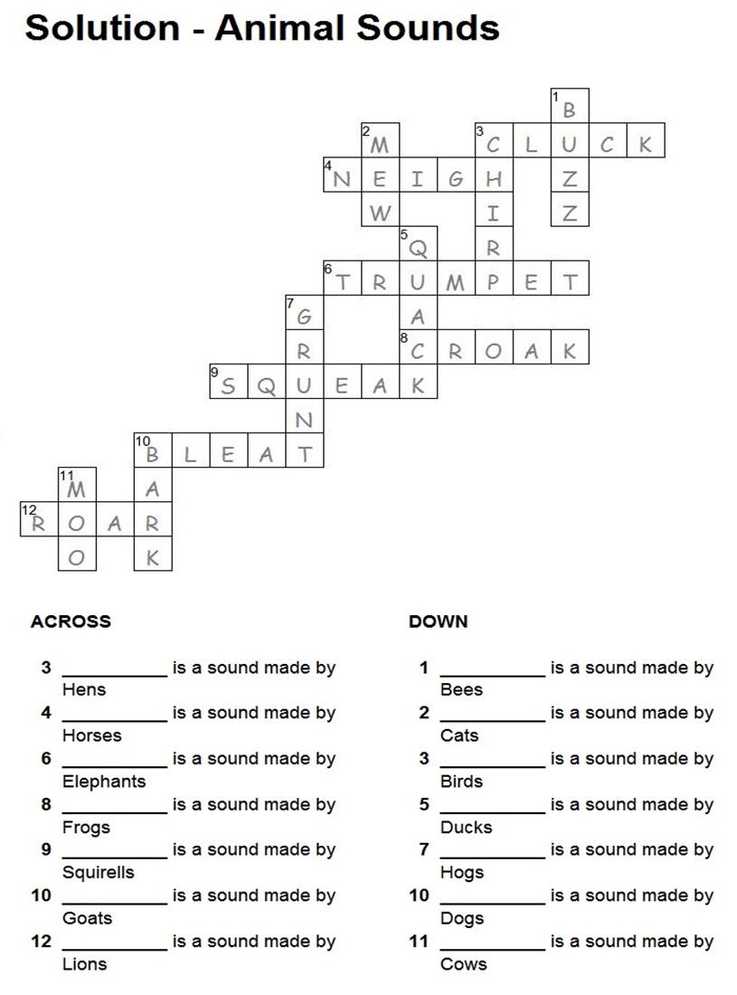 Solution Animal Sounds