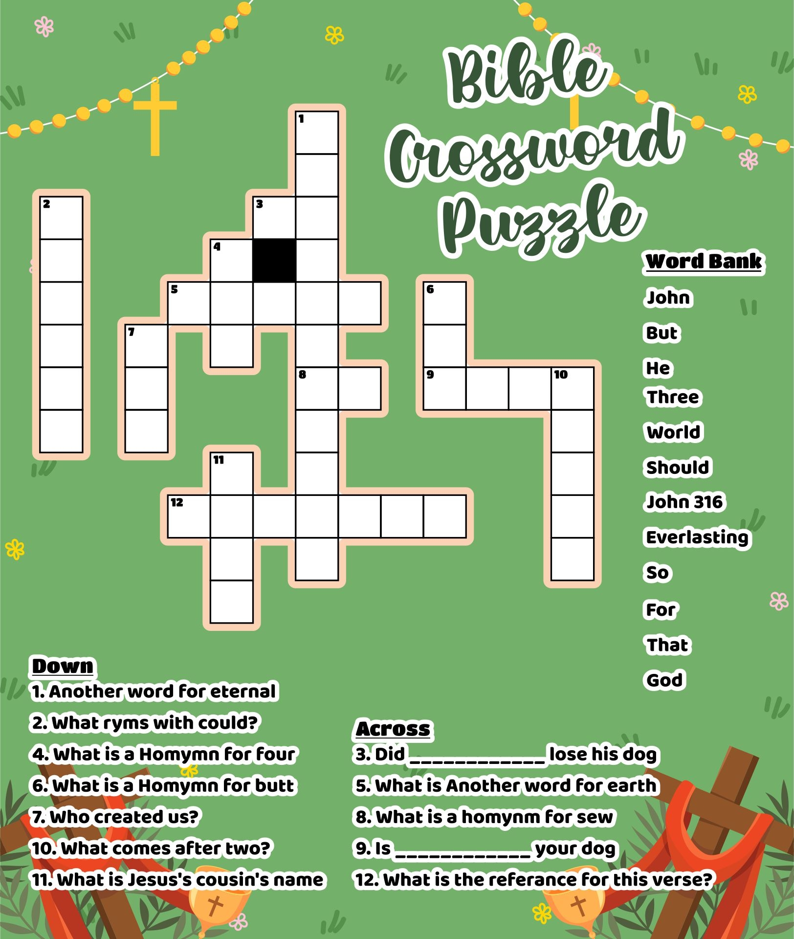 Sports Crosswords Printable
