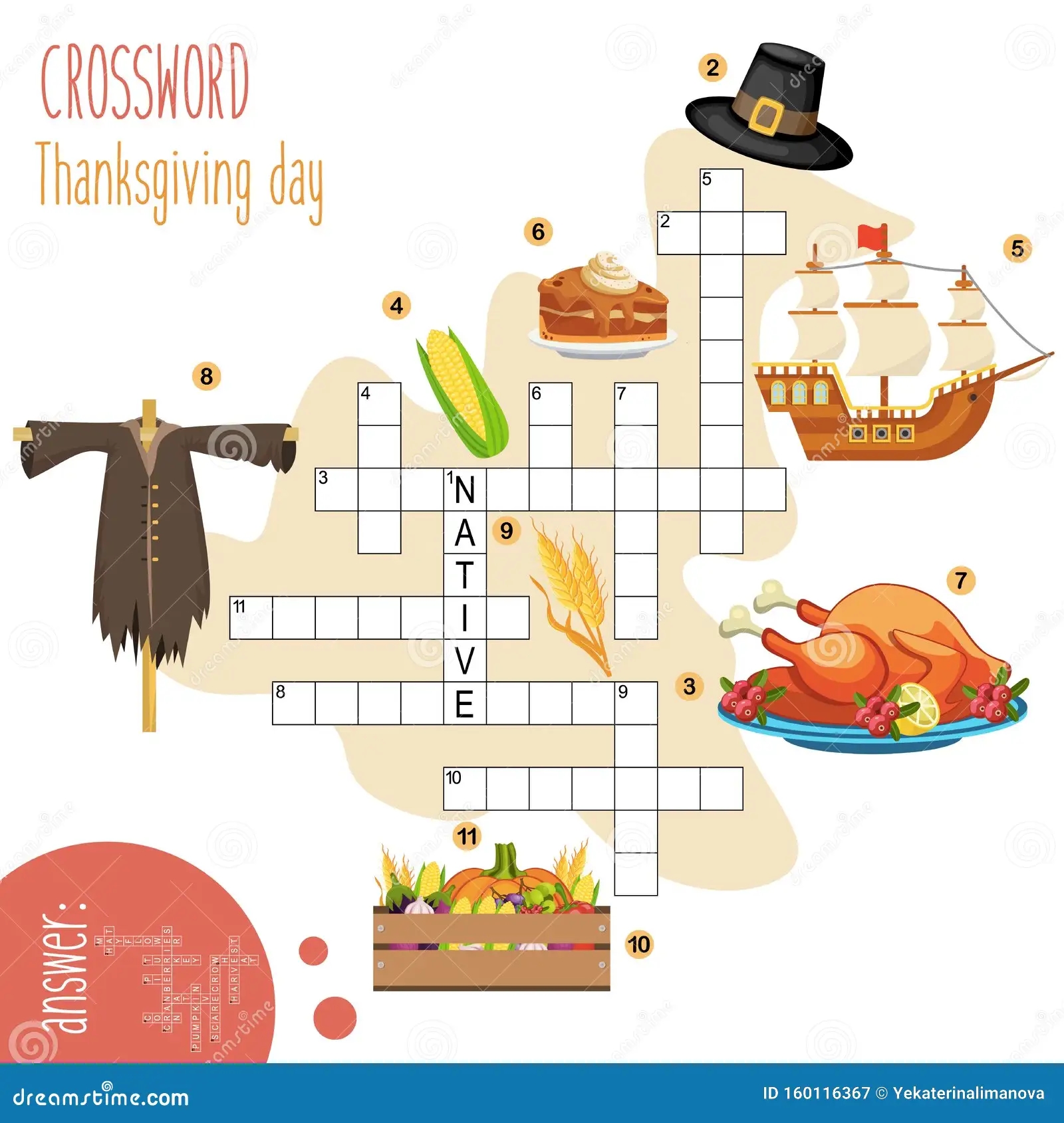 Thanksgiving Crossword Stock Illustrations 83 Thanksgiving Crossword Stock Illustrations Vectors Clipart Dreamstime