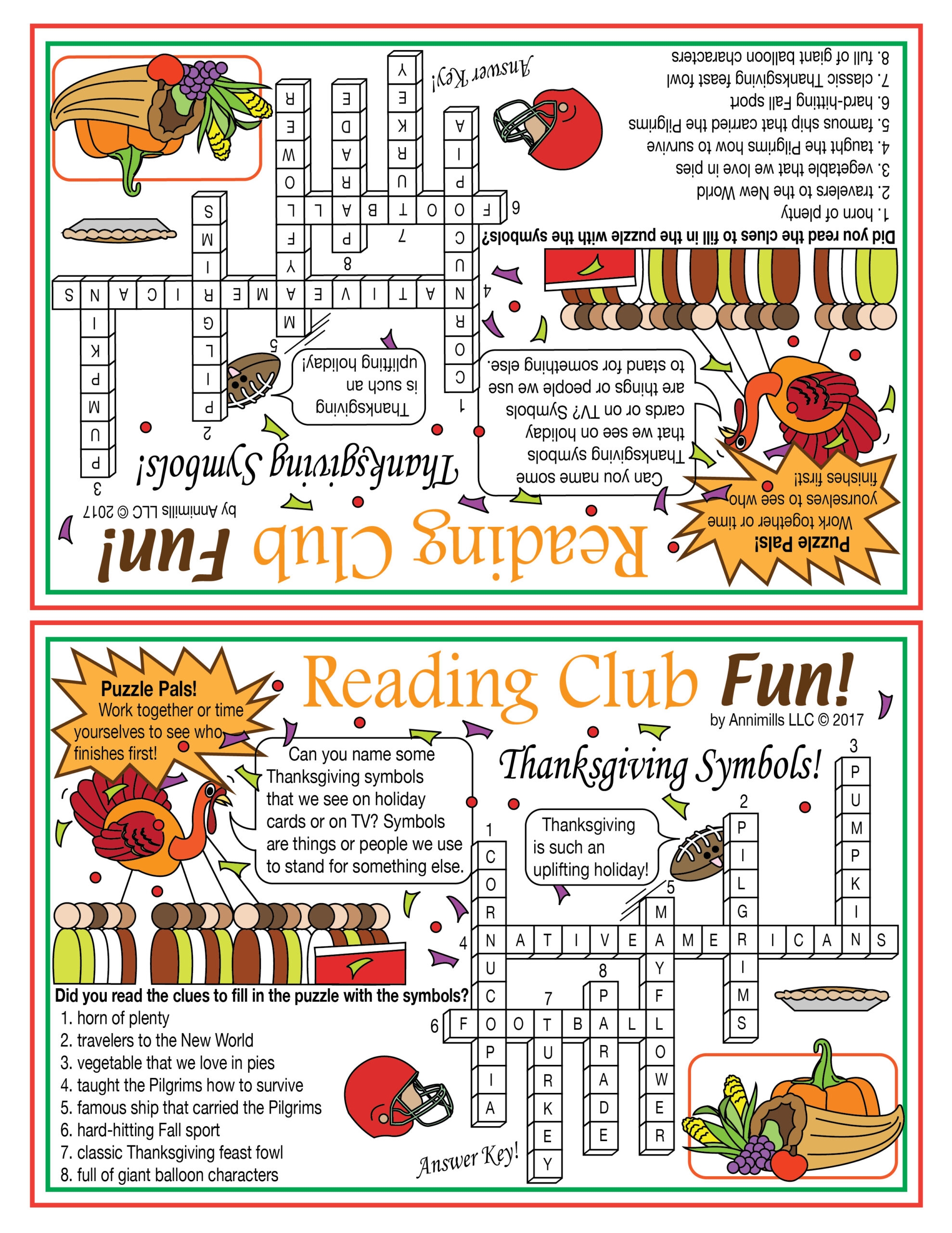 Thanksgiving Then And Now Printable Puzzle Packet With Bonus Maze Made By Teachers